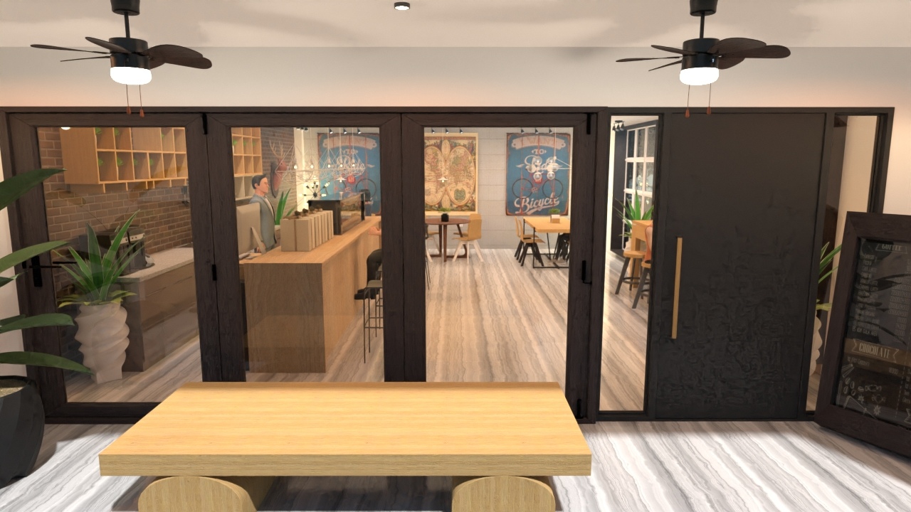 Minimalist industrial coffee shop #23717655 by ZACKY DESIGNER