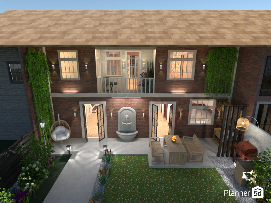 small cozy patio #13394903 by Anna Laros