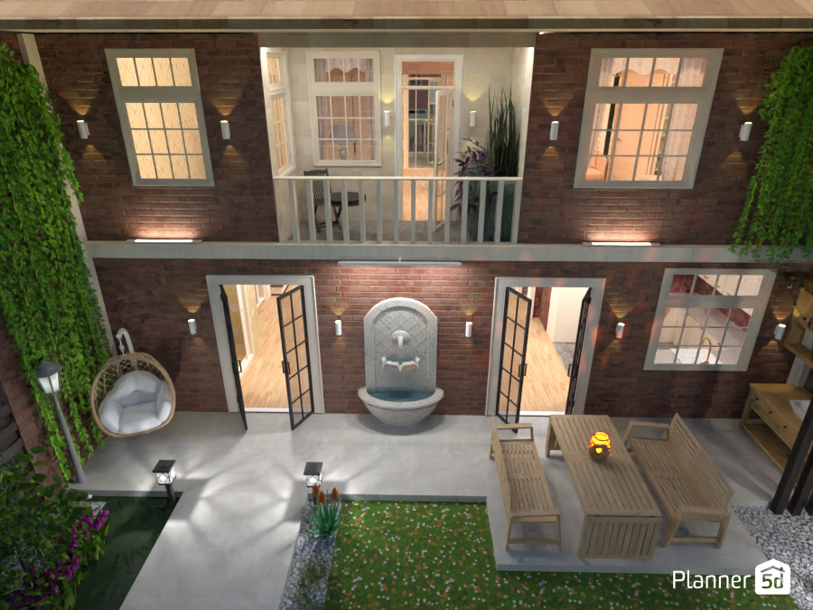 small patio #13394991 by Anna Laros