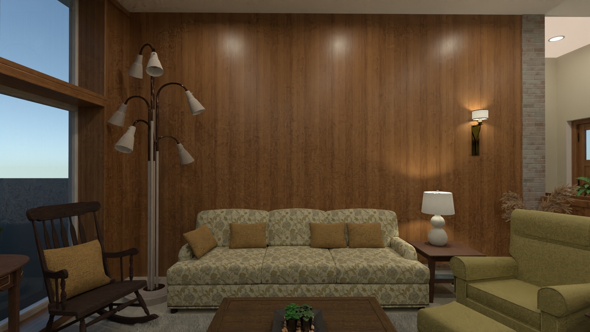 Mid-Century Living Room #25876984 by Eazy Interior