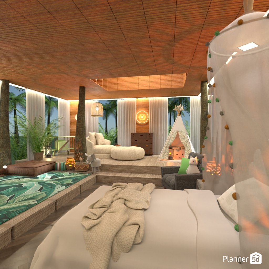 Jungle Bedroom #21834134 by Editors Choice