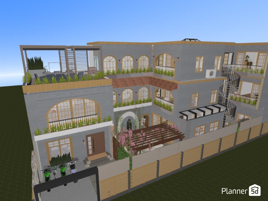 SPA-House - developing - Horizontal plan v8- Modernist #4000159 by Trần Quốc Khánh