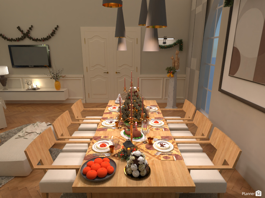 Christmas Table #6020400 by Fede Lars