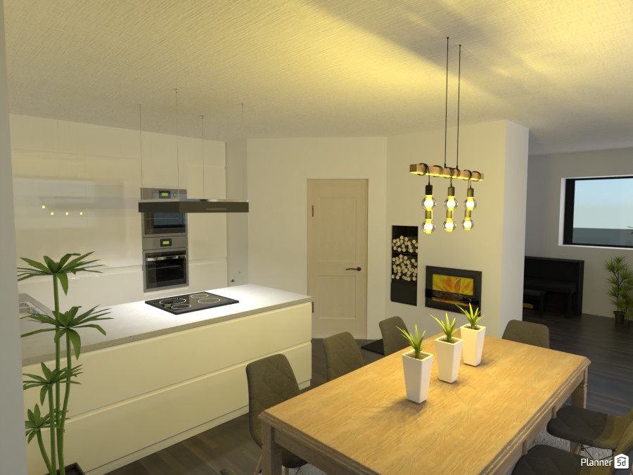 Kitchen & dining room #3314352 by July