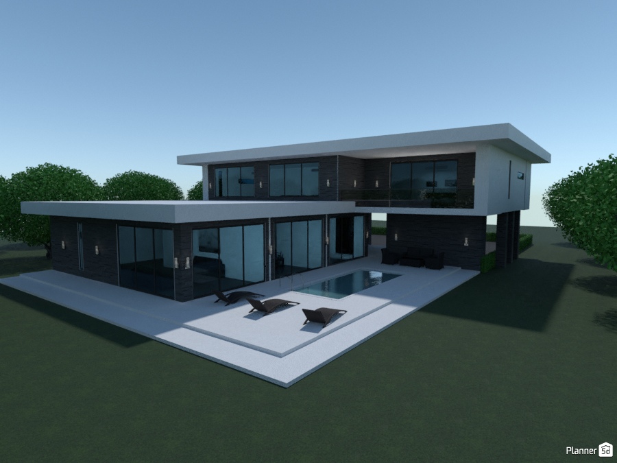 Modern family villa 2585437 by 3mil Designs image