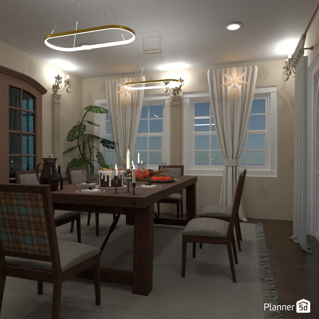 DB: Thanksgiving Day - room shell copy #23432619 by Editors Choice