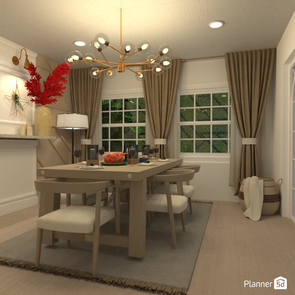 DB: Thanksgiving Day - room shell copy #23414283 by Editors Choice