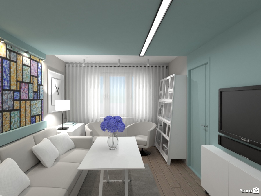 Гостиная с витражным панно #1938772 by Алиса в Зазеркалье