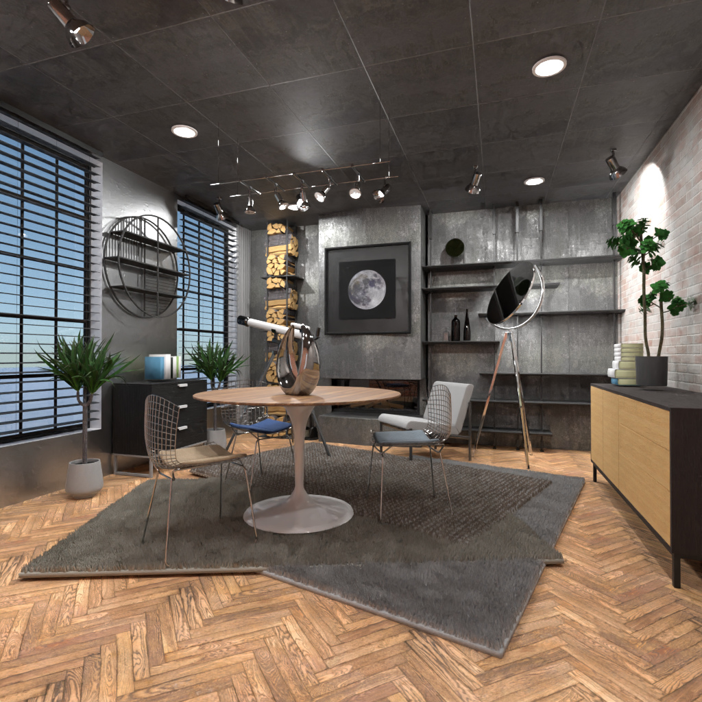 Industrial dining room #12645351 by Editors Choice