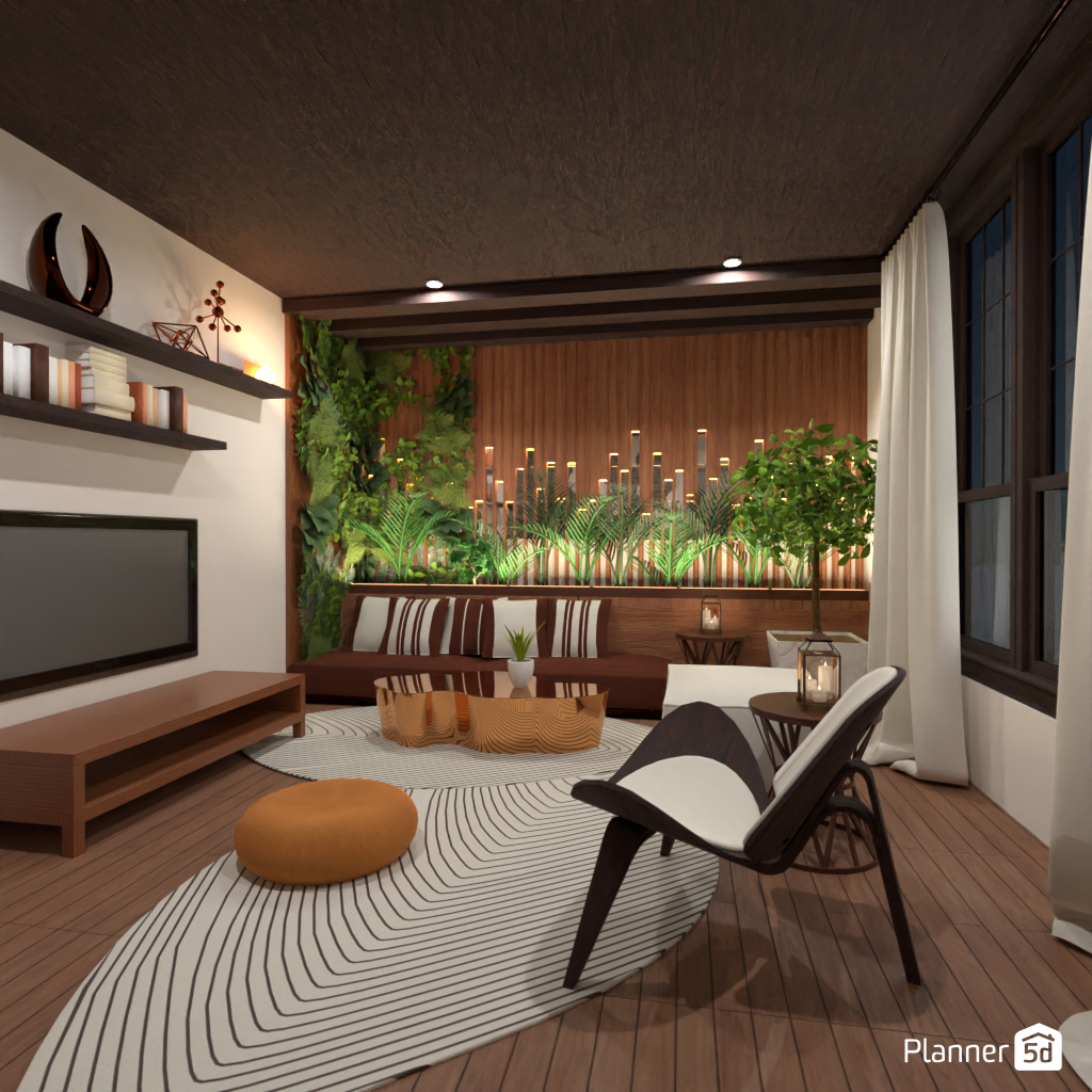 Living room without sofa #19449032 от Editors Choice