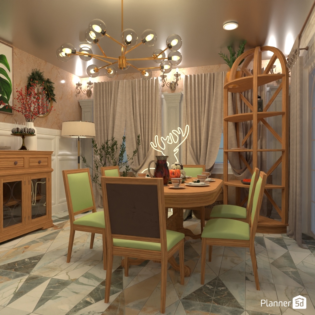 DB: Thanksgiving Day - room shell copy #23466983 by Editors Choice