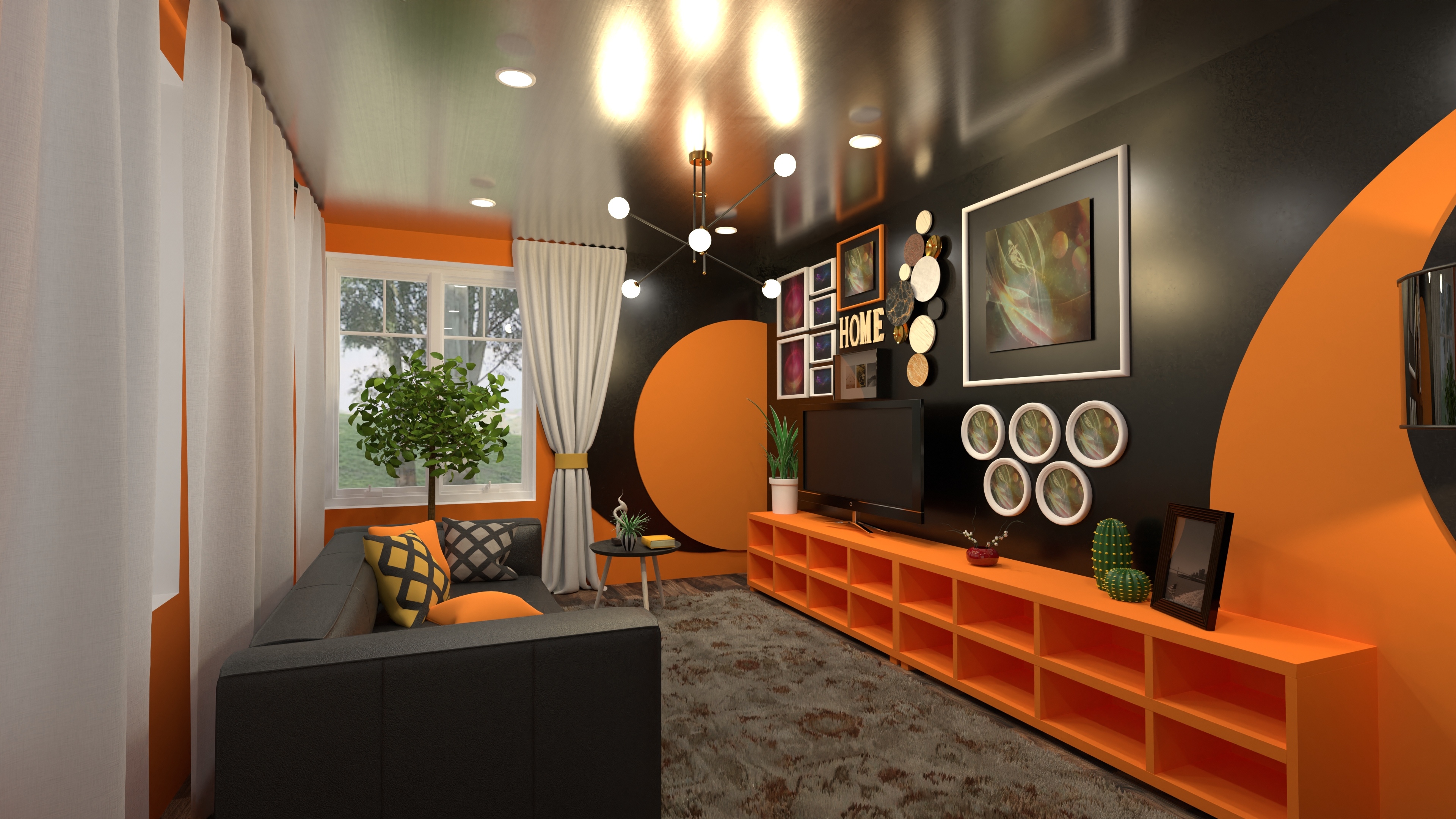 Living room The new design battle #32209620 by Moonface