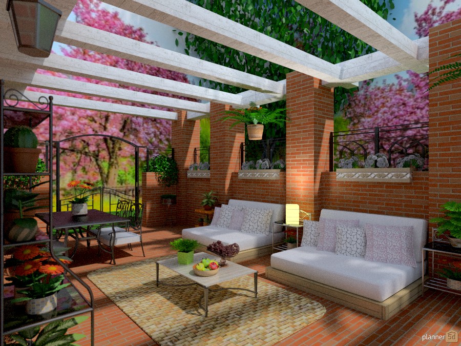 Aria di primavera (patio) #1191192 by Svetlana Baitchourina