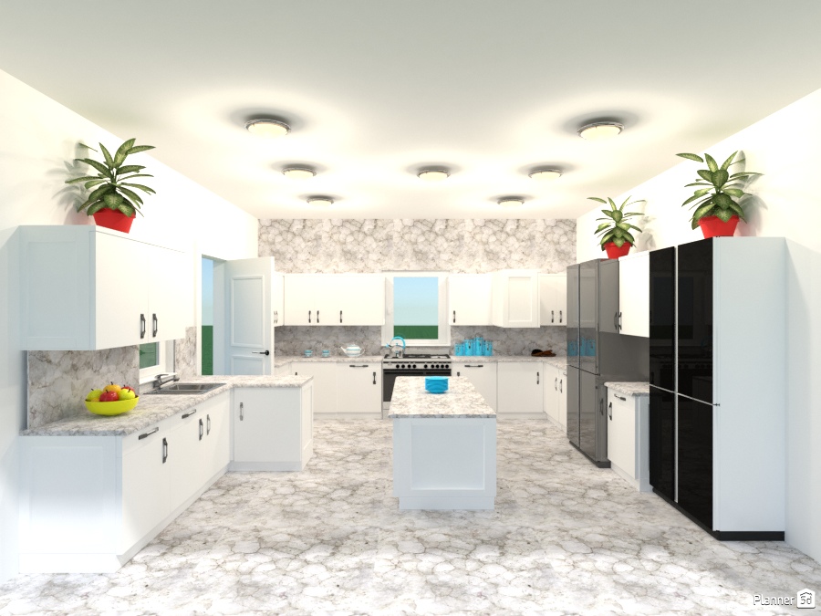 marble kitchen #2178408 by Joy Suiter