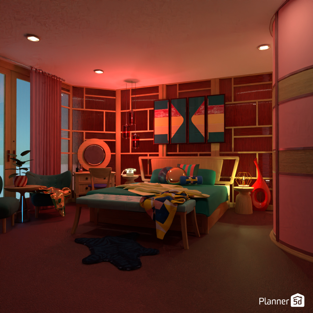 DB: Retro - empty room copy #17809323 by Editors Choice