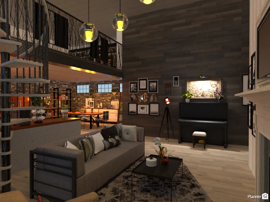 Neo-Industrial Loft: View #3835633 by Micaela Maccaferri
