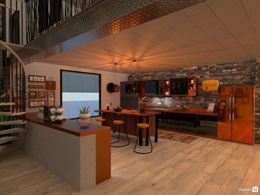 Neo-Industrial loft: Kitchen #2 #3836231 by Micaela Maccaferri