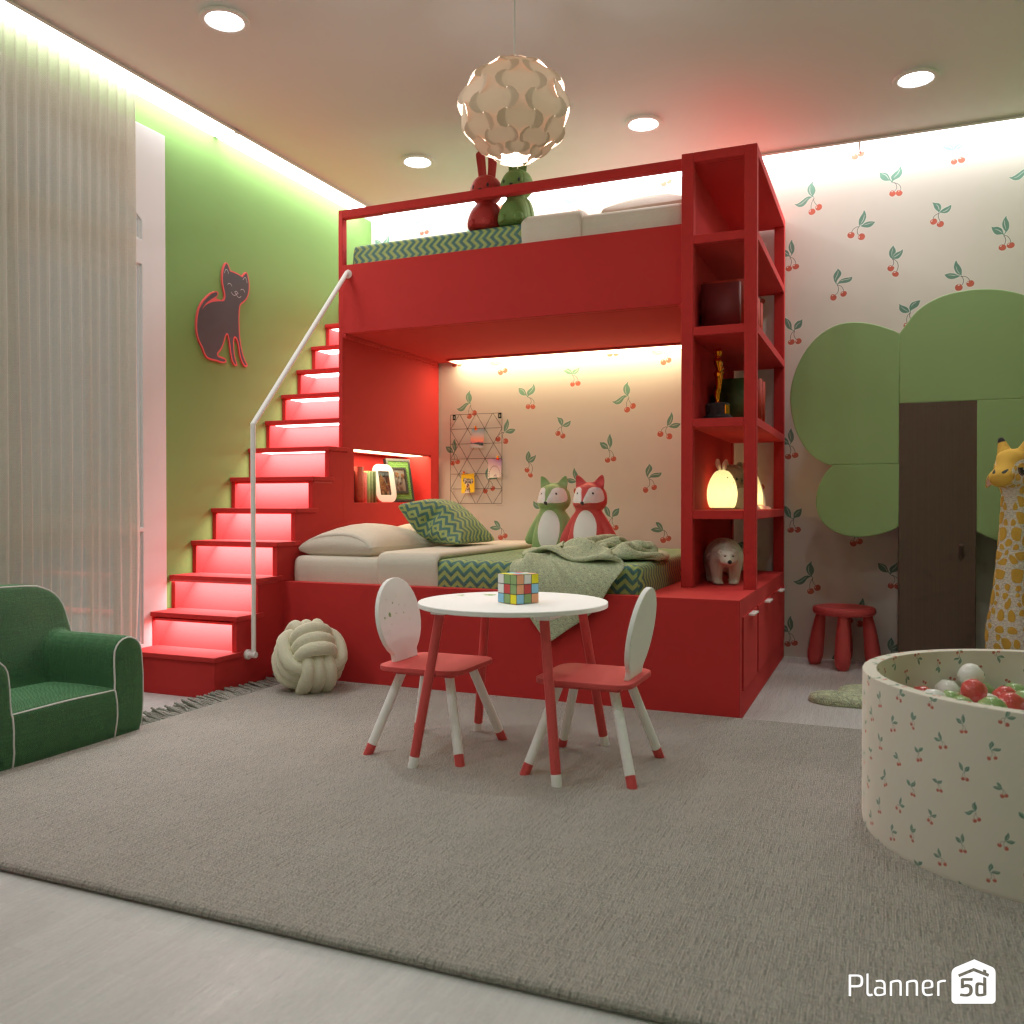 Candy Land Kid's Room #21245010 by Editors Choice