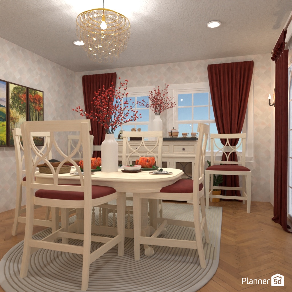 DB: Thanksgiving Day - room shell copy #23416531 by Editors Choice