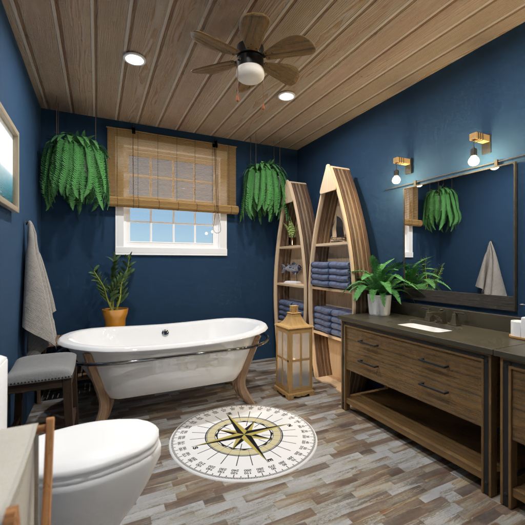 Nautical bathroom #12263215 by Editors Choice
