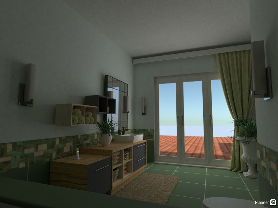 Green Point Bath #1 #2230063 by Fede Lars