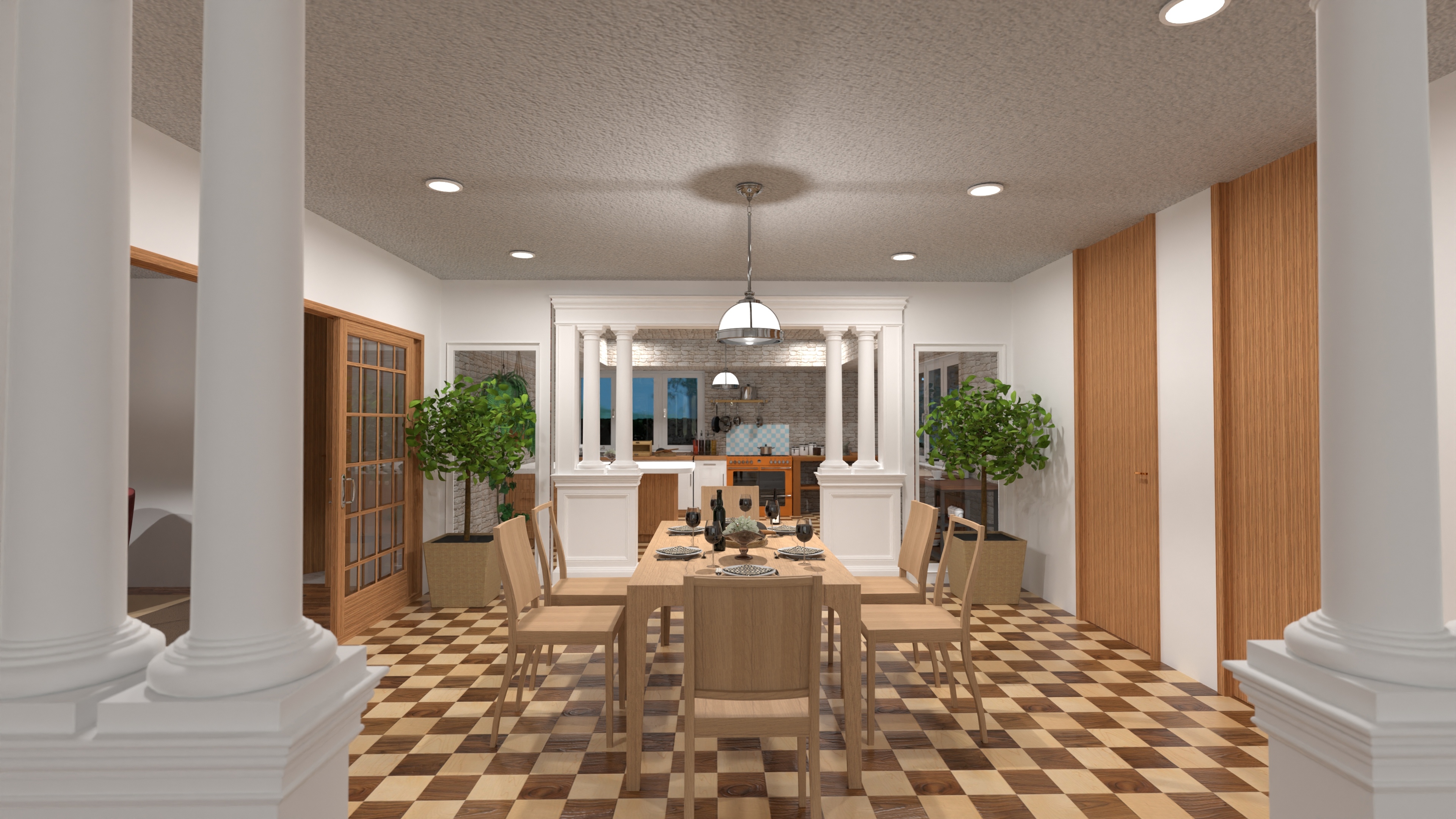 kitchen / dining area #22062066 by Dellen