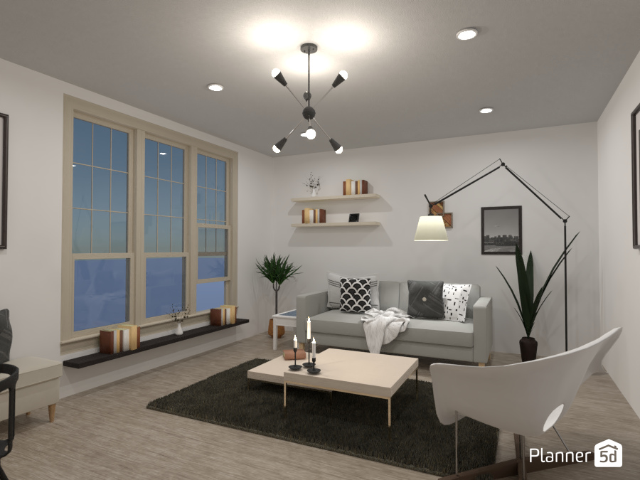 Cozy Scandinavian room : Design battle contest #7164606 by Gabes