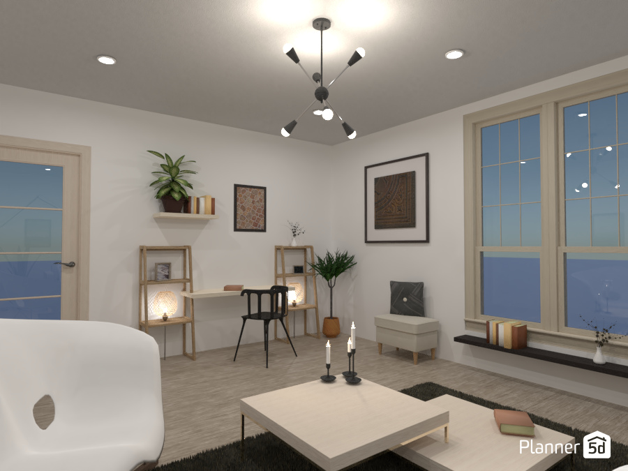 Cozy Scandinavian room : Design battle contest #7164618 by Gabes