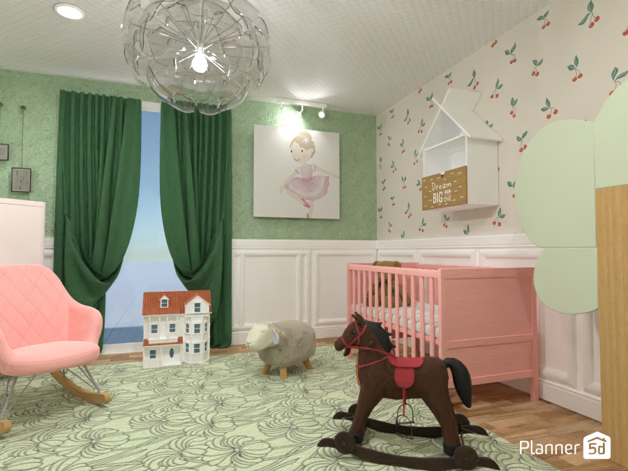 Sophisticated Baby Girl Room #11727040 by User 79218712