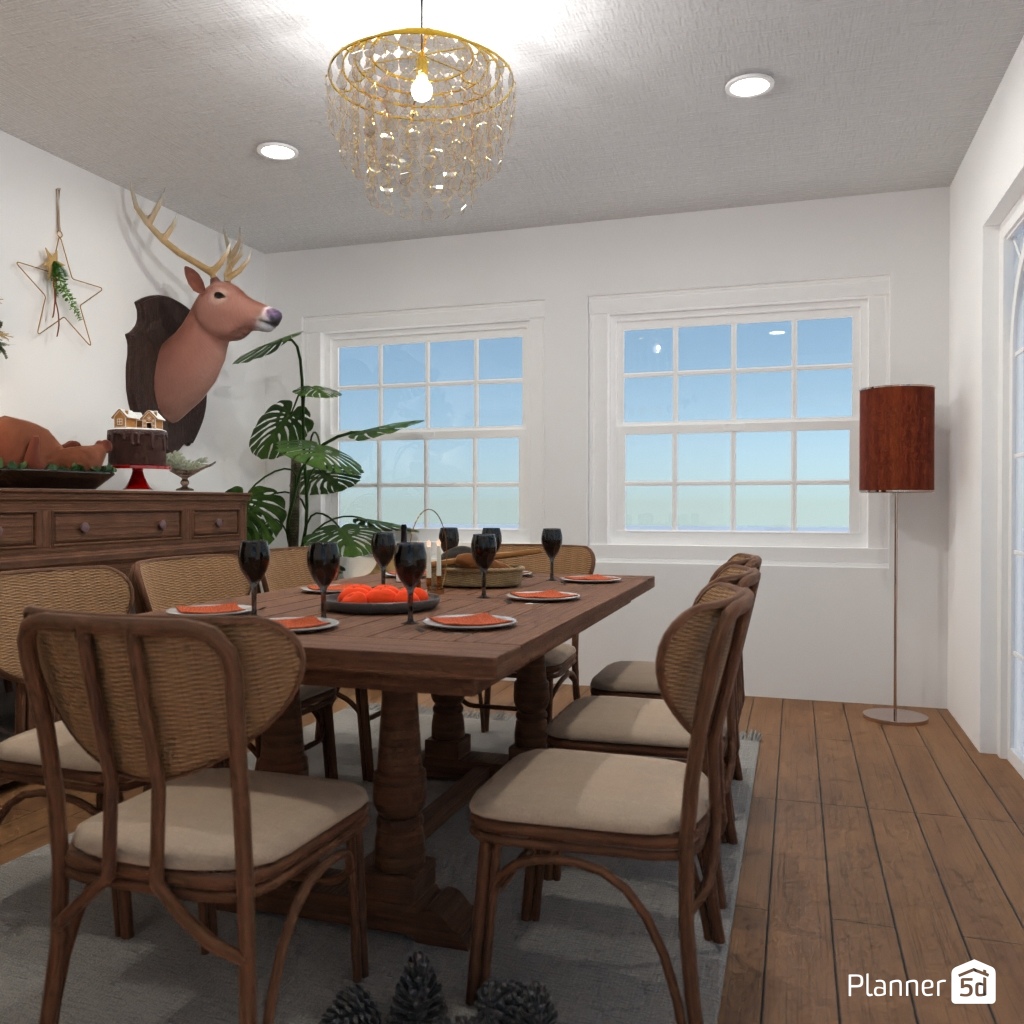 DB: Thanksgiving Day - room shell copy #23425883 by Editors Choice