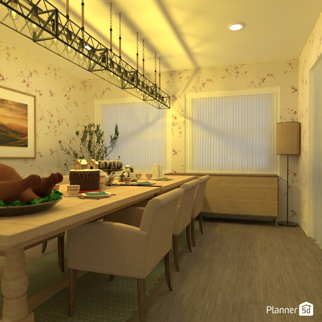 DB: Thanksgiving Day - room shell copy #23436507 by Editors Choice