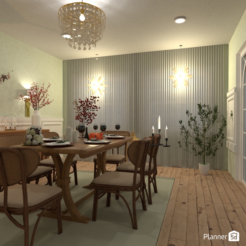 DB: Thanksgiving Day - room shell copy #23420755 by Editors Choice