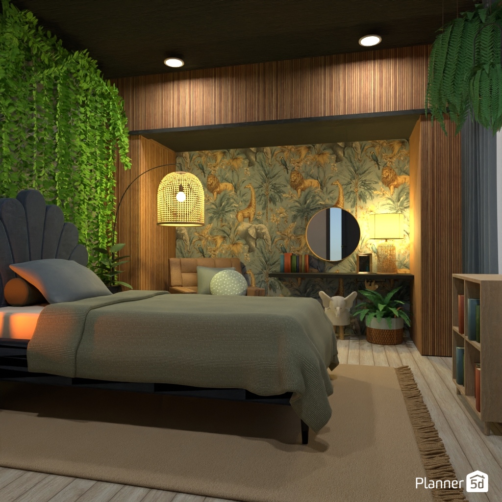 Jungle Bedroom #35718667 by Editors Choice
