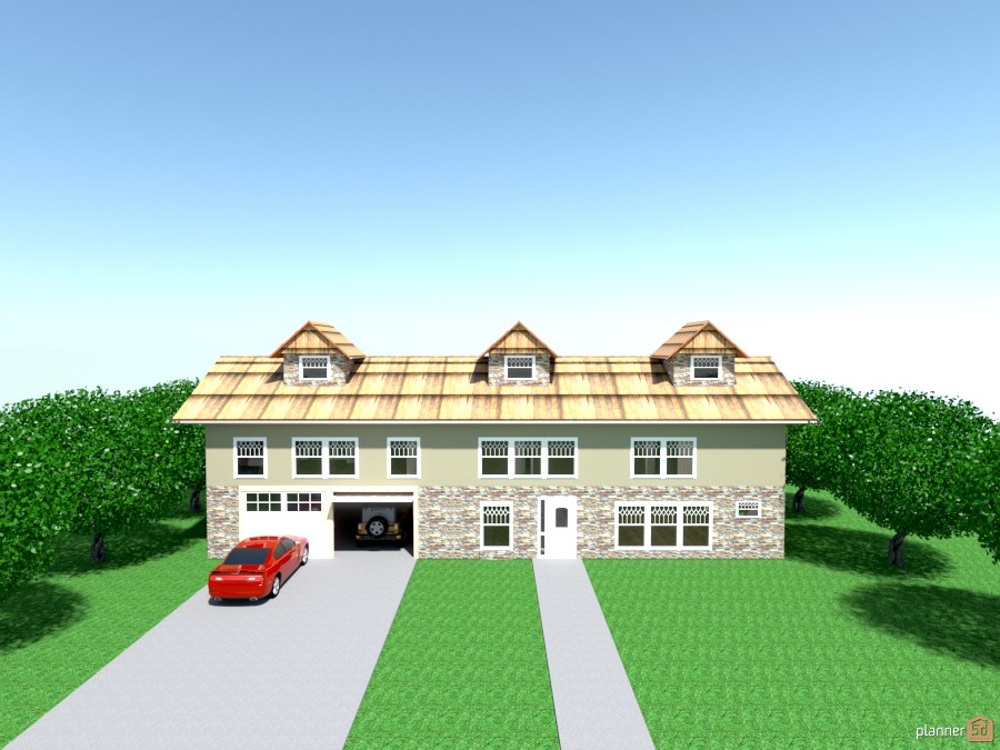 house with dormers #1225249 by Joy Suiter