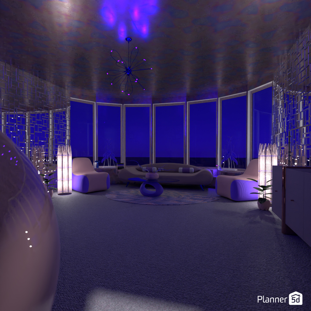 Futuristic Living Room #17037199 by Editors Choice