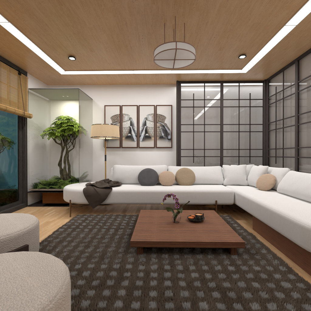 Japanese-style Living Room 15376439 by Editors Choice image