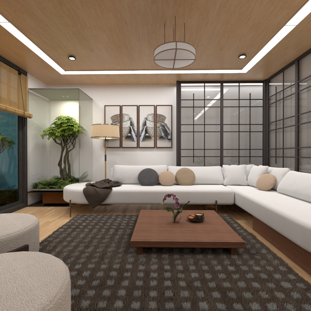 Japanese-style Living Room #15376439 by Editors Choice