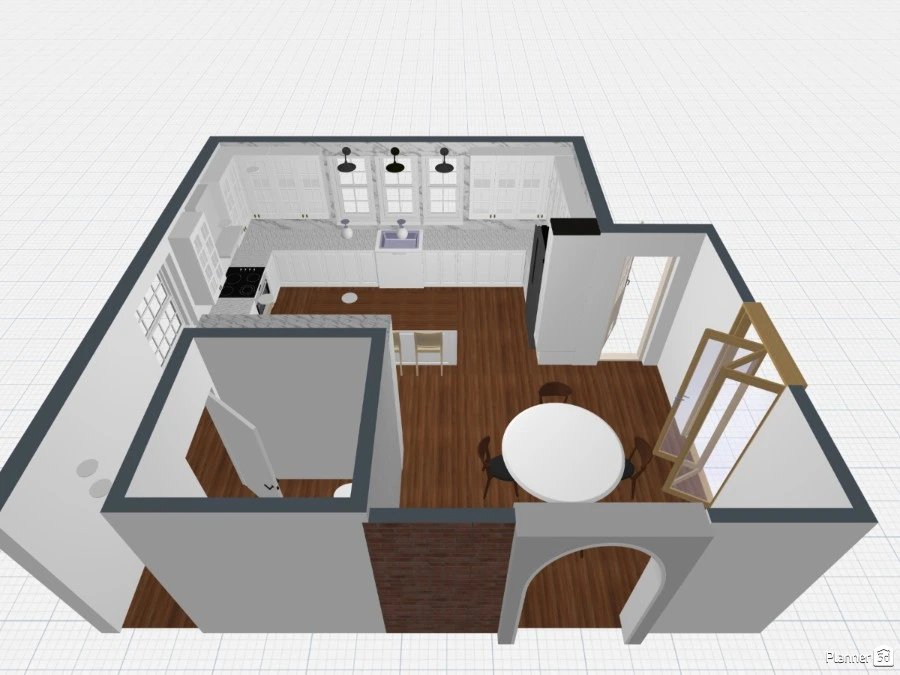 Kitchen - Free Online Design | 3D Floor Plans by Planner 5D