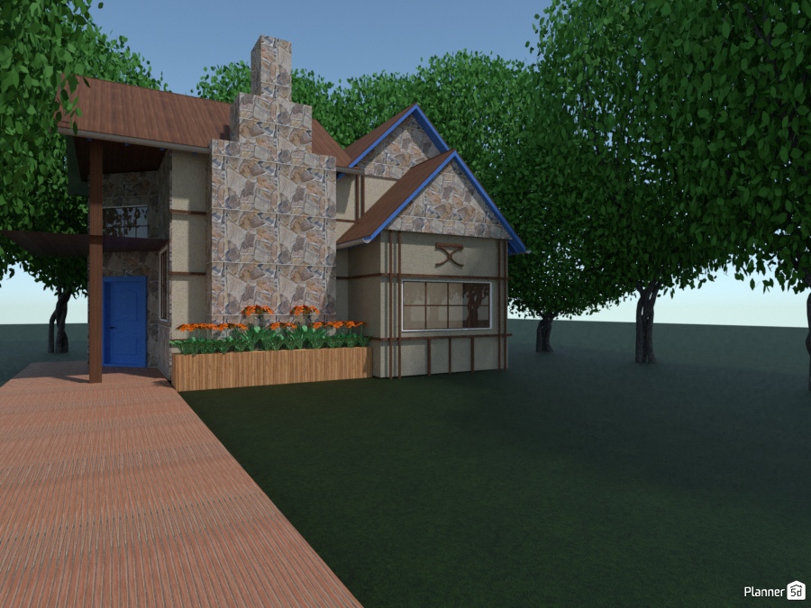 tudor n chimney #1171797 by Joy Suiter