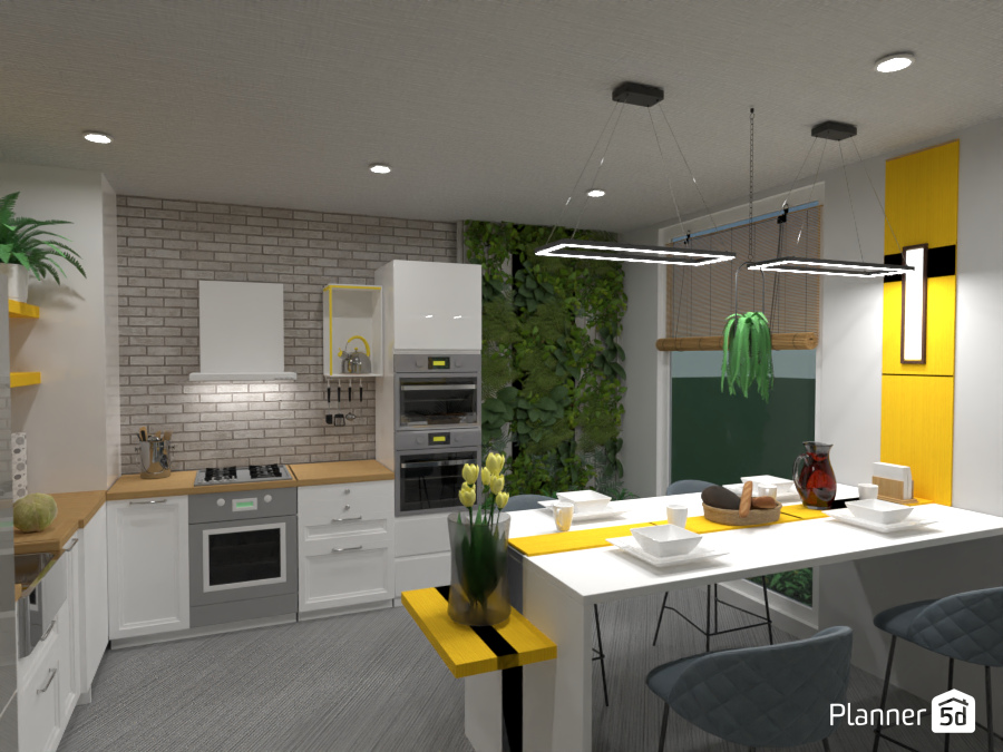 Sunny kitchen : Design battle contest #12533303 by Gabes