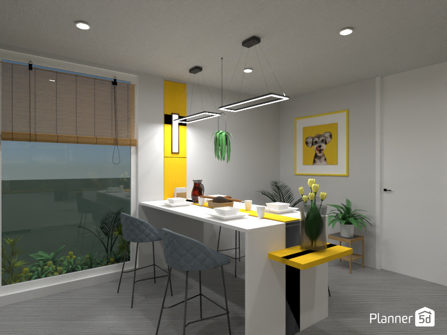 Sunny kitchen : Design battle contest #12533327 by Gabes