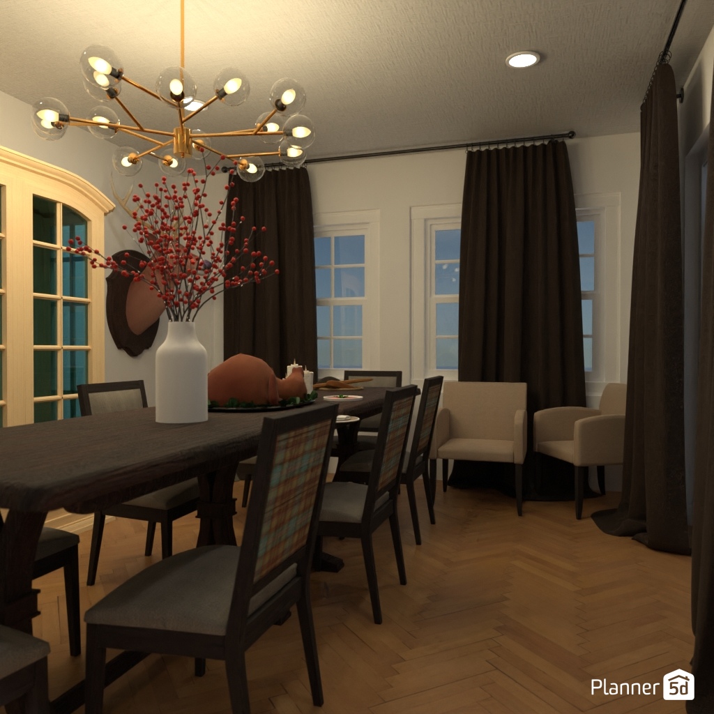 DB: Thanksgiving Day - room shell copy #23413187 by Editors Choice