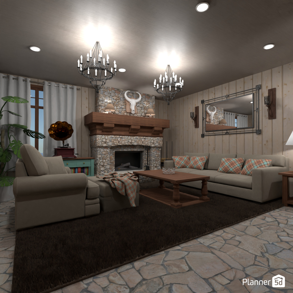 Country Living room #20120843 by Editors Choice