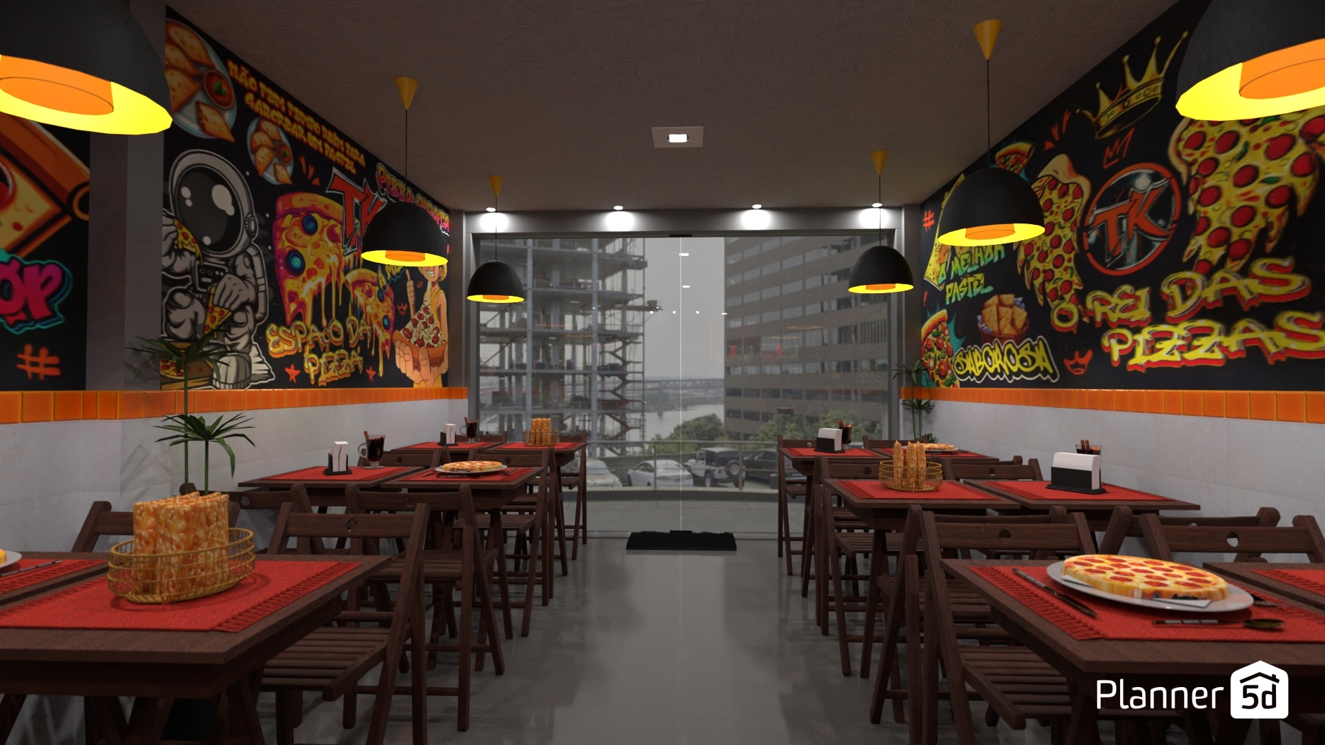 Projeto de Design e Decoração Pizzaria - Sr José (CONCLUÍDO E APROVADO) #26482148 by Jonathas Lopes Silva