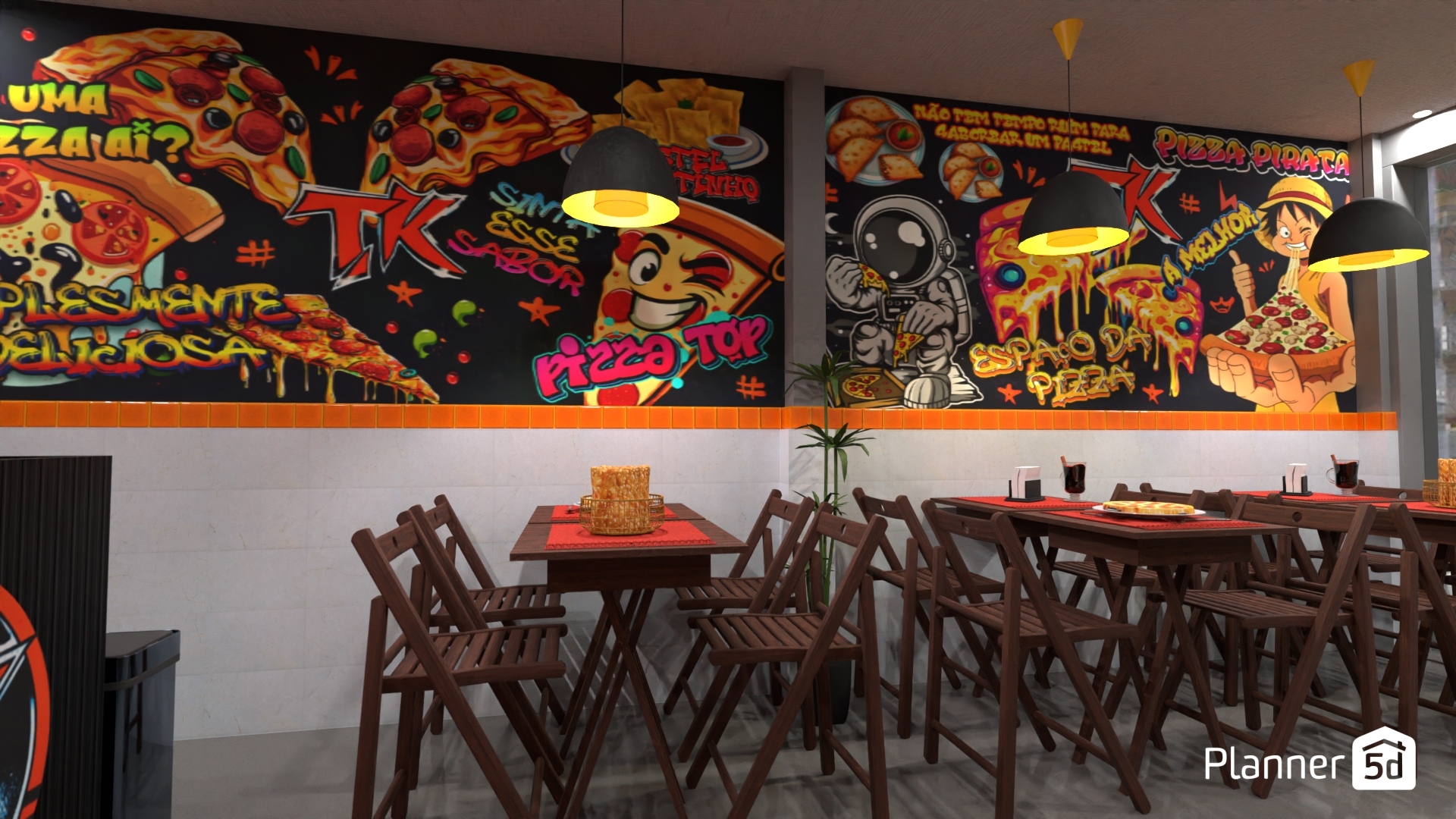 Projeto de Design e Decoração Pizzaria - Sr José (CONCLUÍDO E APROVADO) #26482364 by Jonathas Lopes Silva