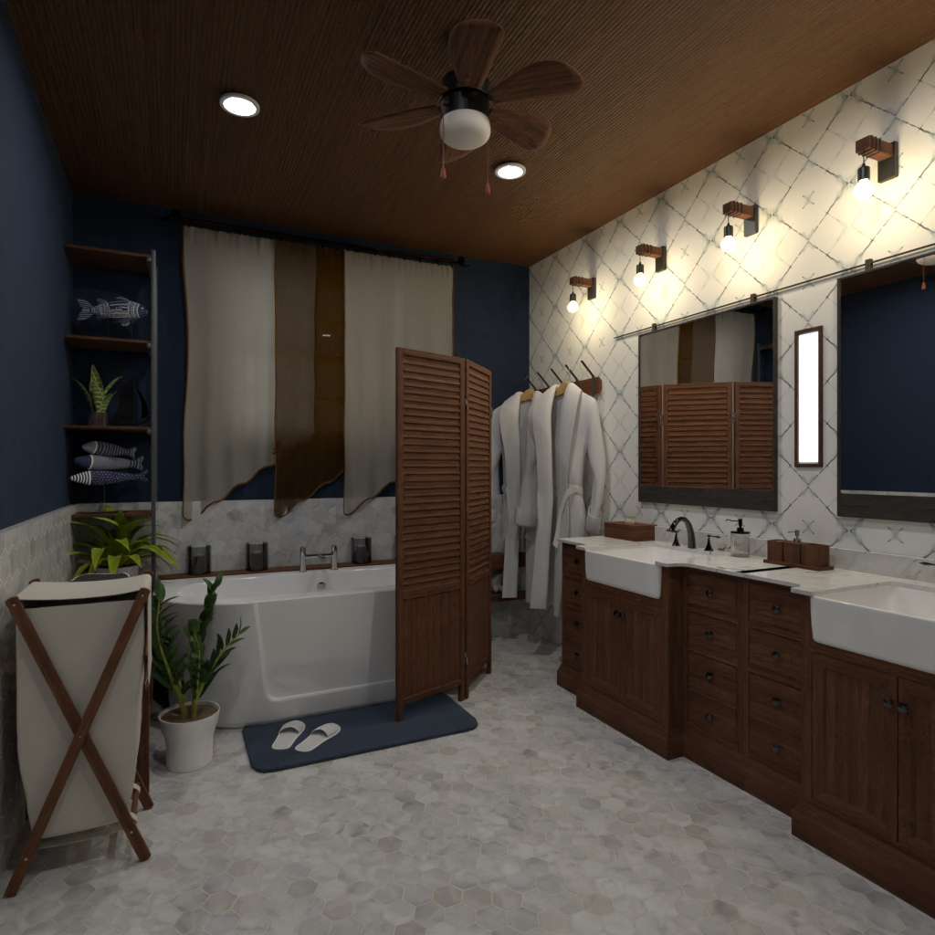 Nautical bathroom #12268222 by Editors Choice