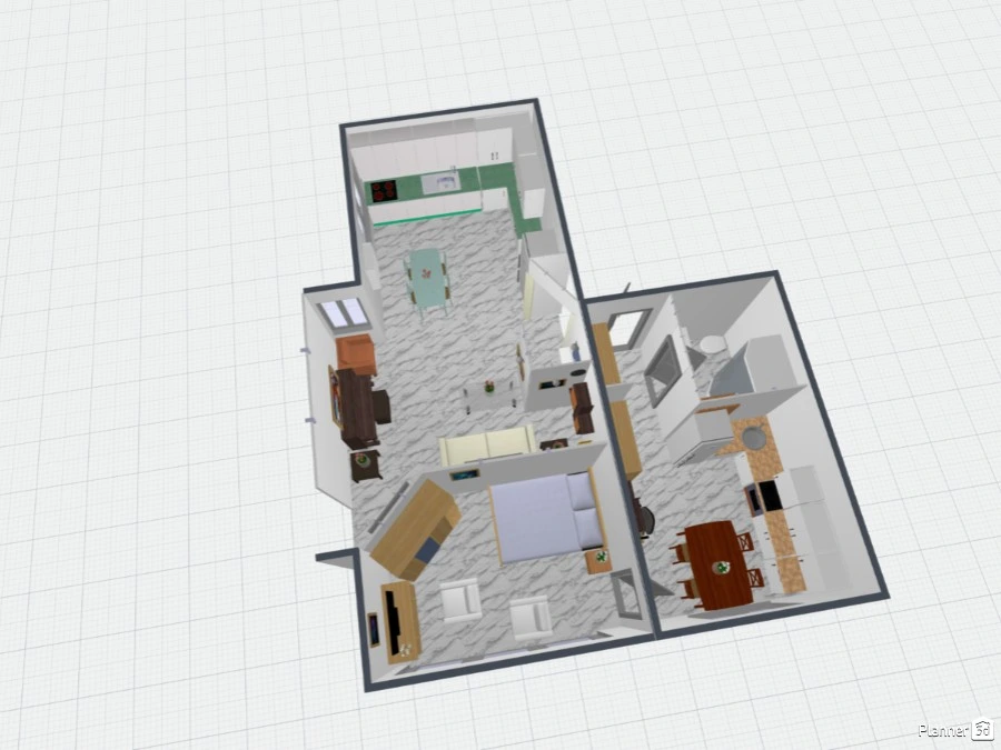 LIVING ROOM+MINI FLAT #2999768 by Lilia Sharshukov