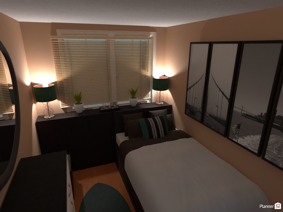 Bedroom #4078924 by Rob Deering