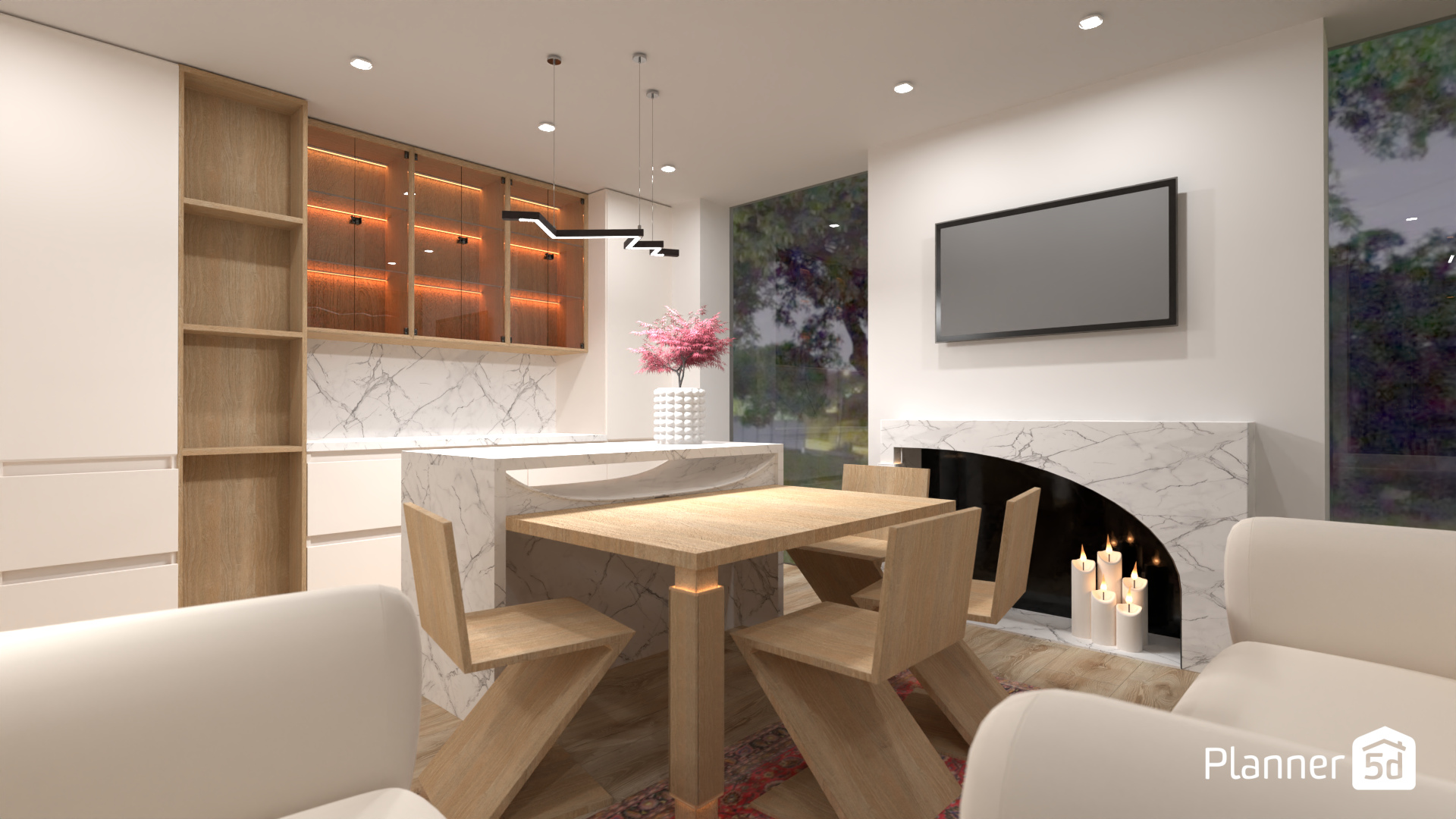 Kitchen island + dining table 20919154 by Darina Doncheva image