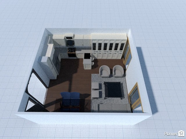 Celestial Great Room - Option 2 #3028752 by Best Foot Forward Home Staging Inc